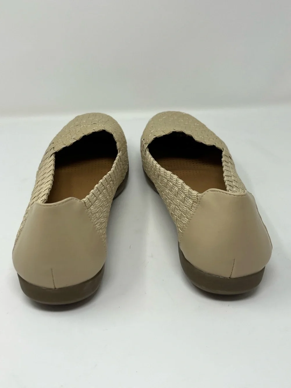 Comfortview Bethany Woven Flats Size 10 Slip On Comfort Shoes Loafer Boho Casual